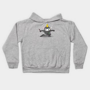 Unicorn Ninja Kids Hoodie